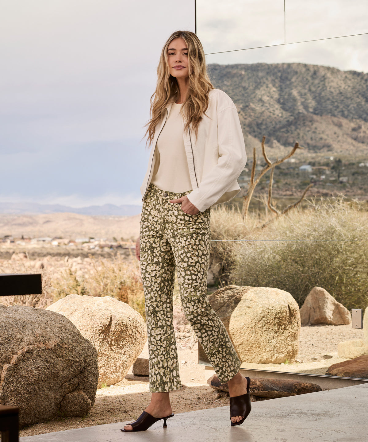 Kelsey High Rise Ankle Flare