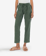 Drawcord Linen Pant Hover Image