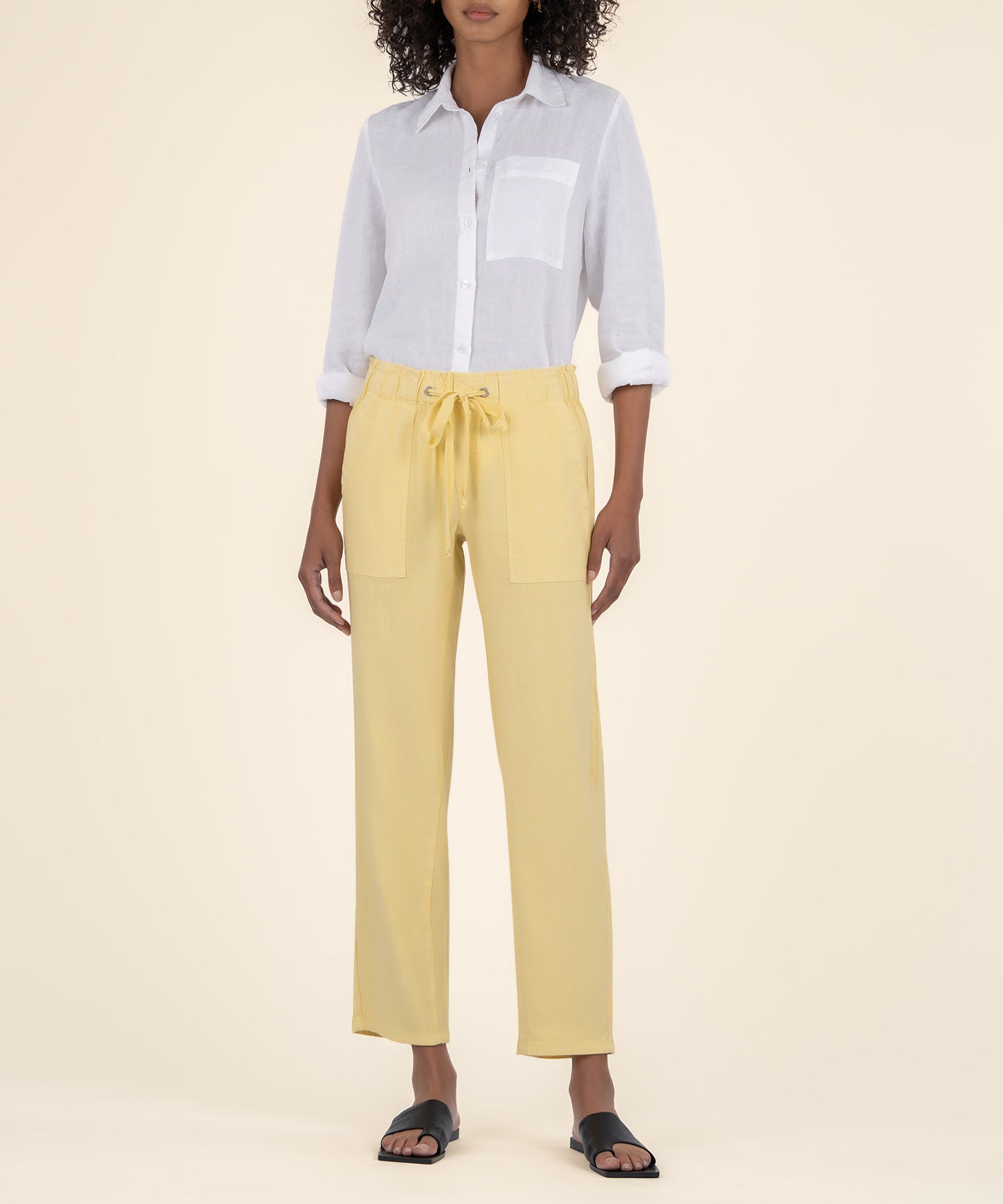 Rosalie Linen Drawstring Pant