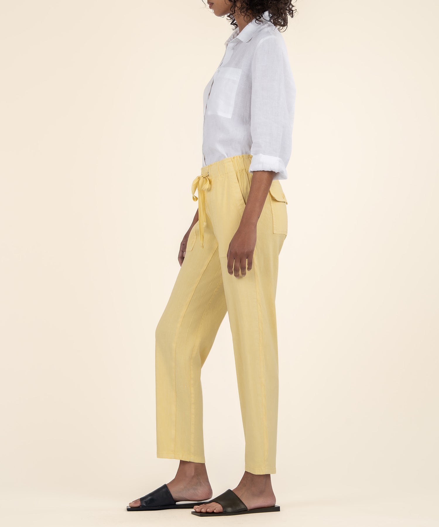 Rosalie Linen Drawstring Pant