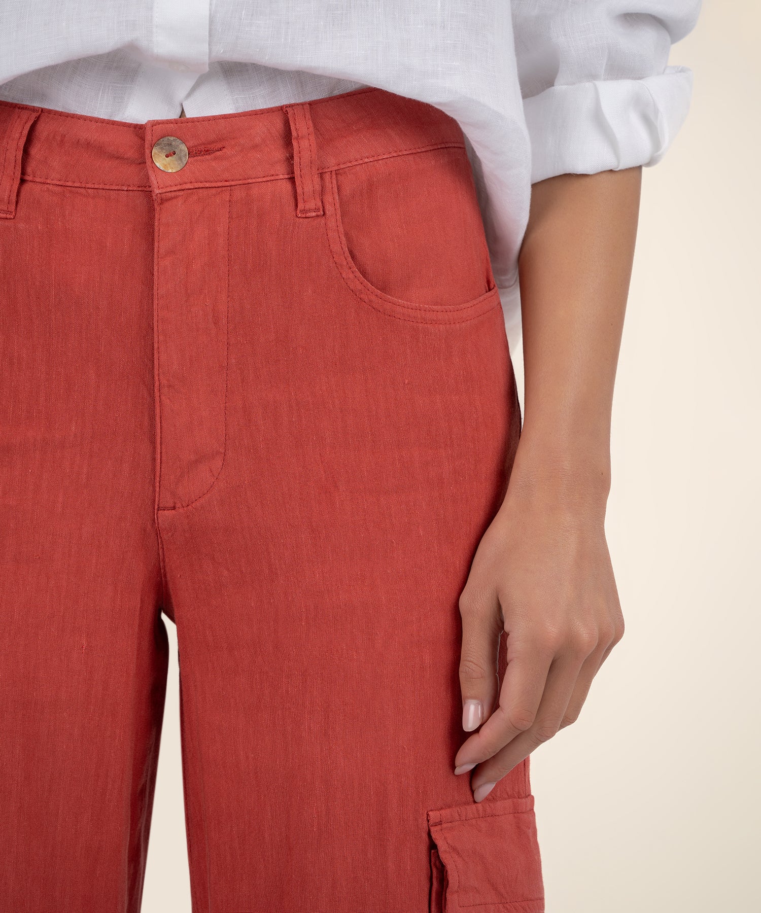 Akia Mid Rise Wide Leg Pants, Petite