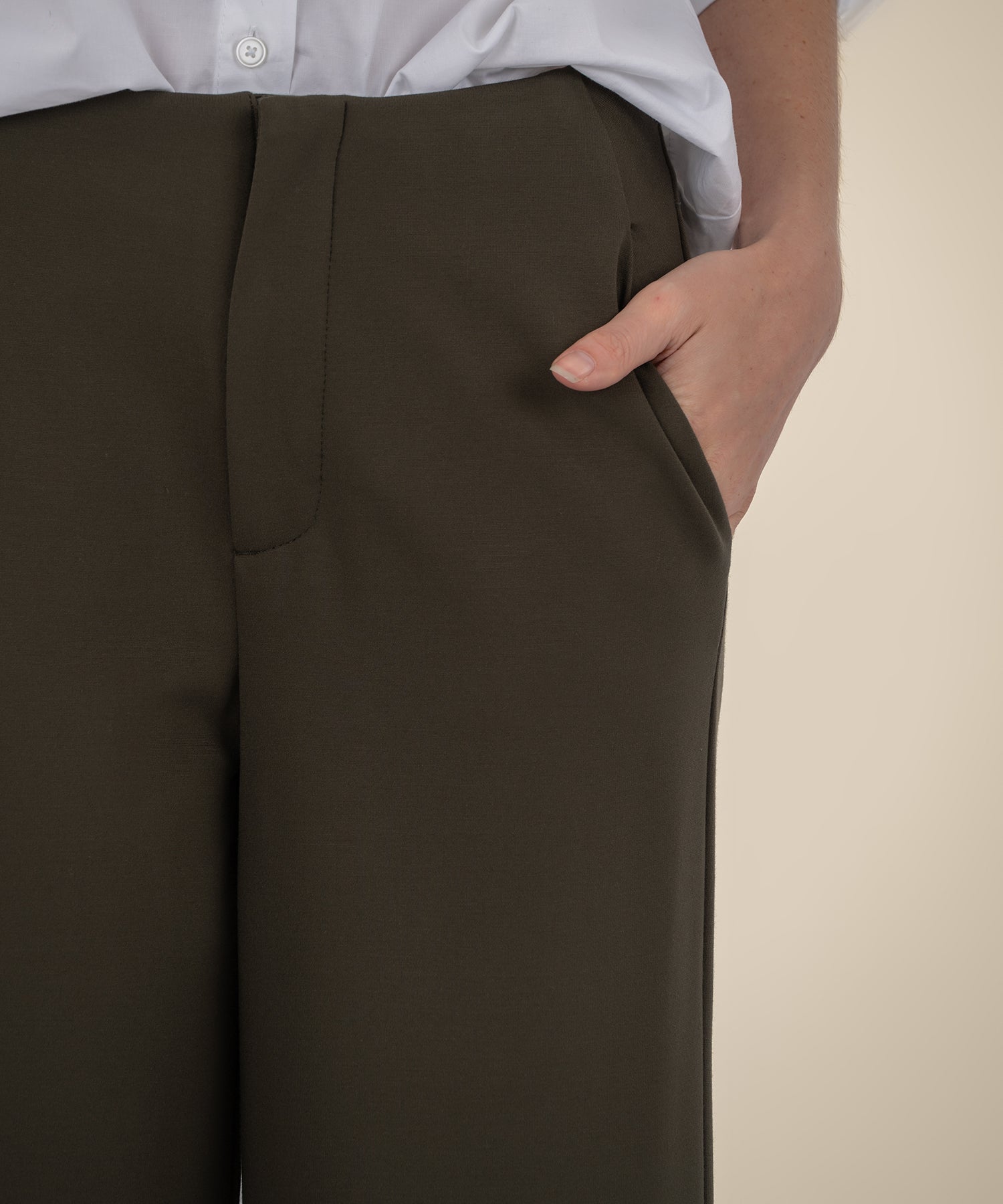 Meg Ponti High Rise Wide Leg Trouser