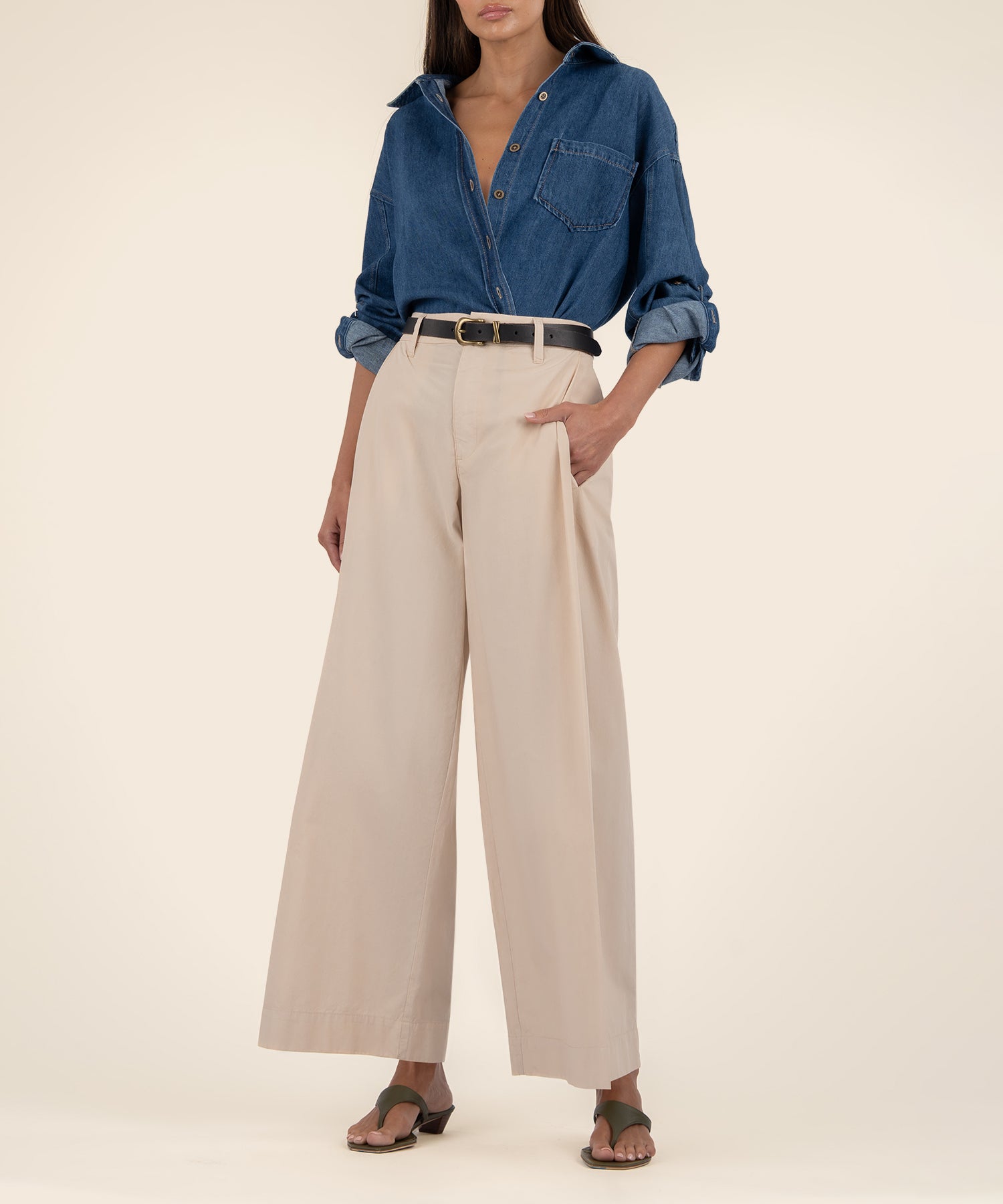 Elisa High Rise Wide Leg