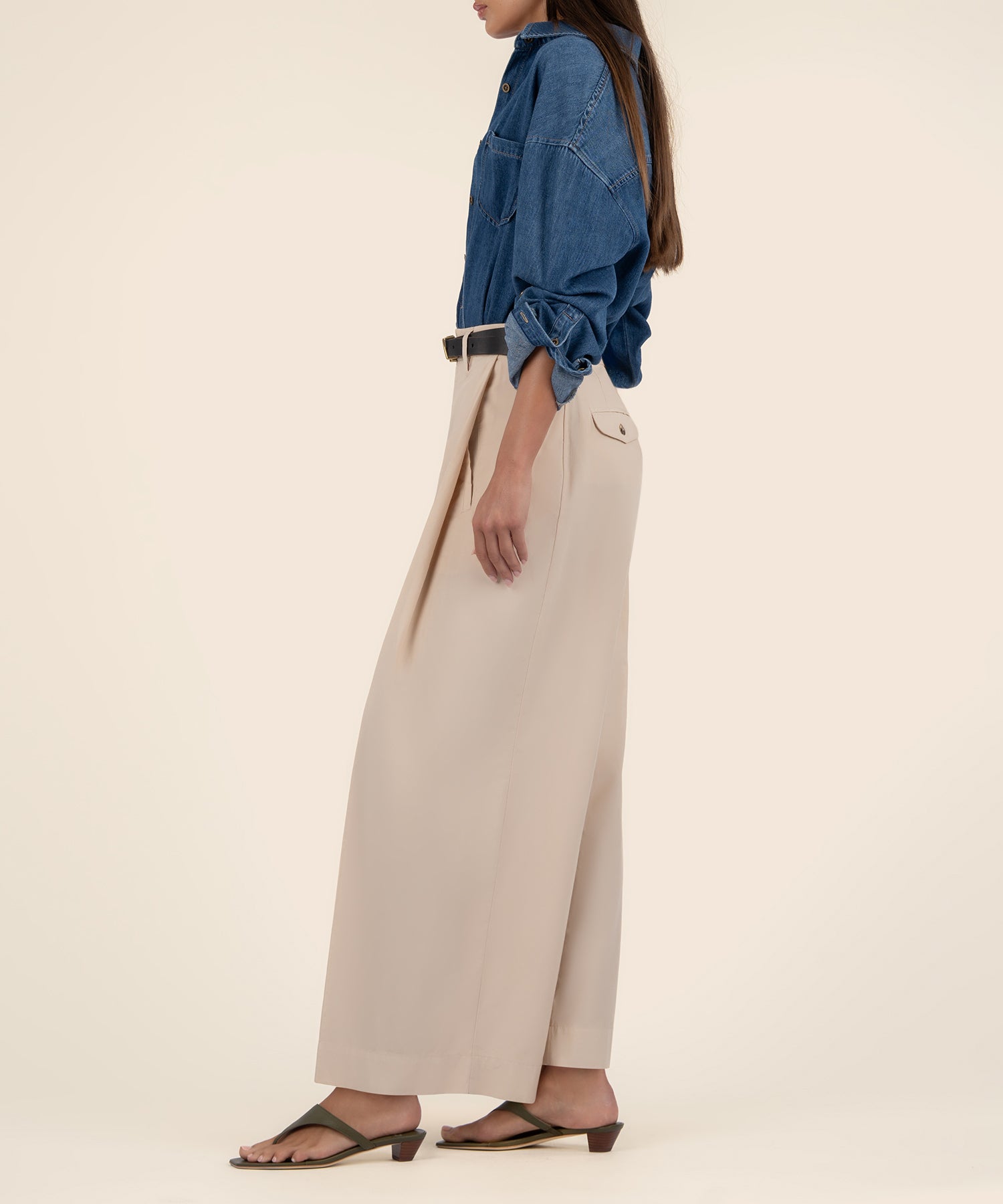Elisa High Rise Wide Leg