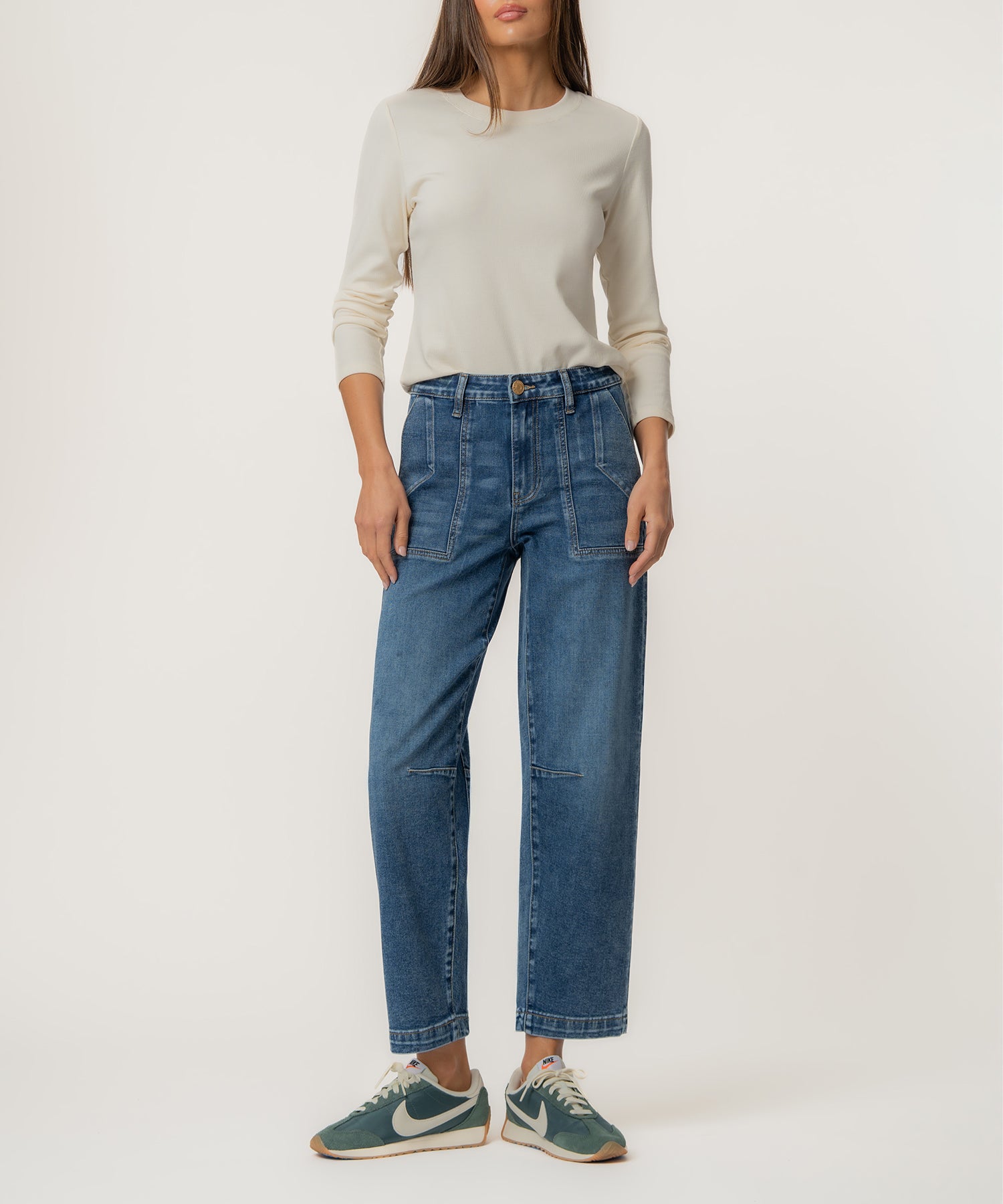 Ashton Wide Leg Barrel, Petite