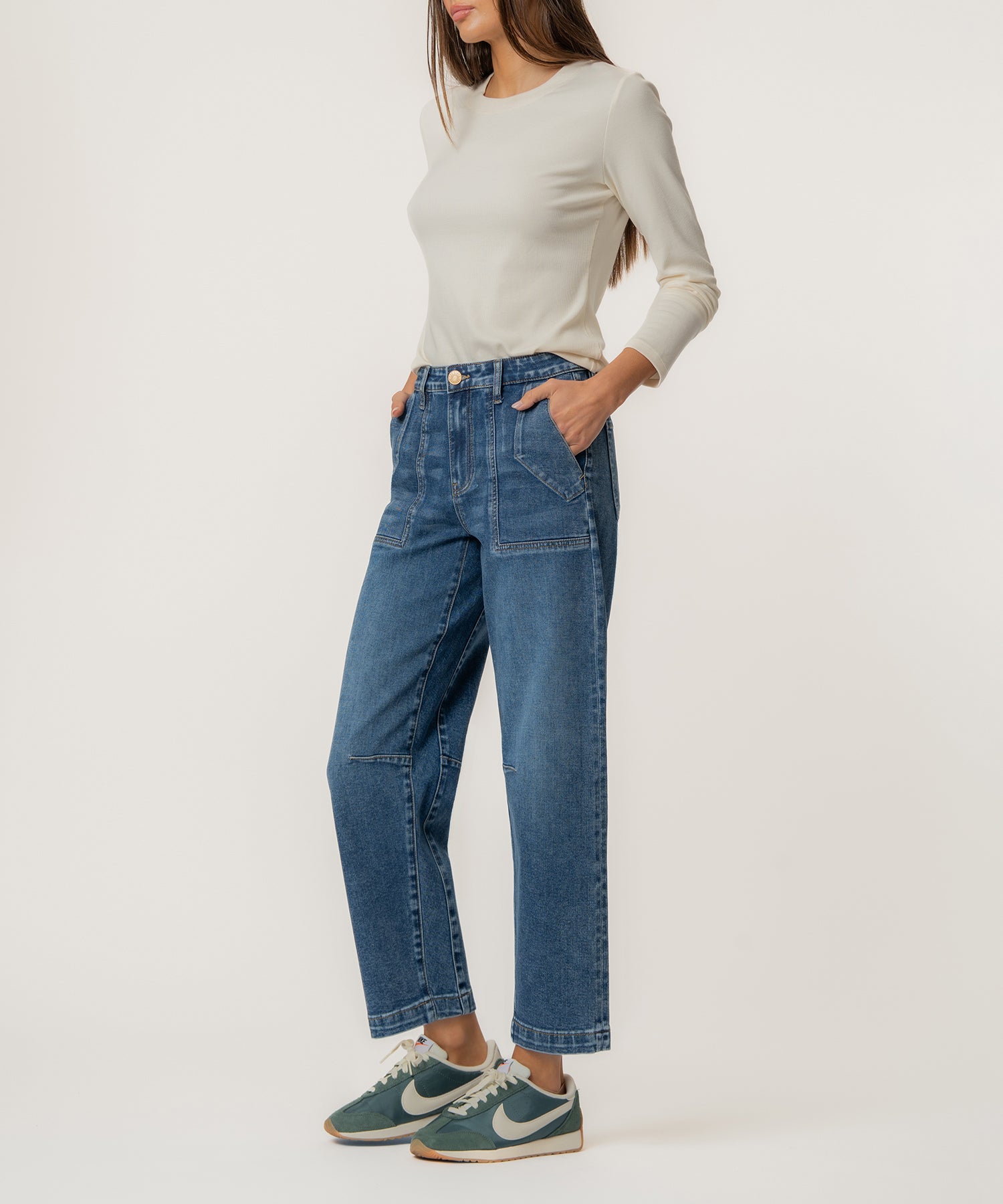 Ashton Wide Leg Barrel, Petite
