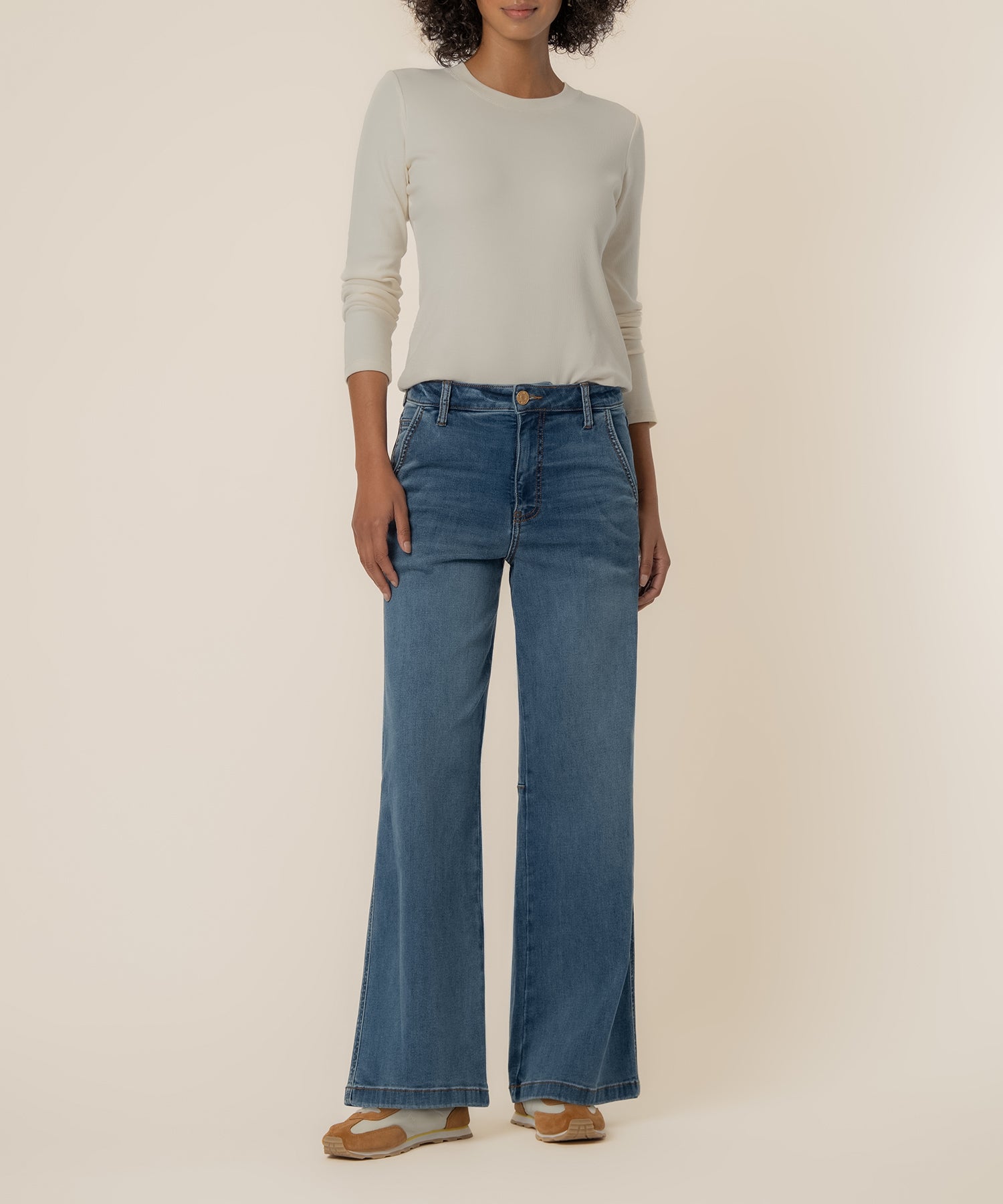 Meg High Rise Wide Leg Long Inseam