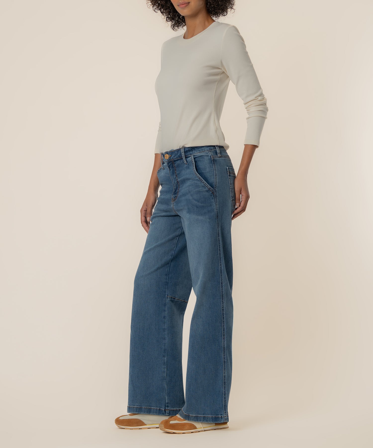 Meg High Rise Wide Leg Long Inseam