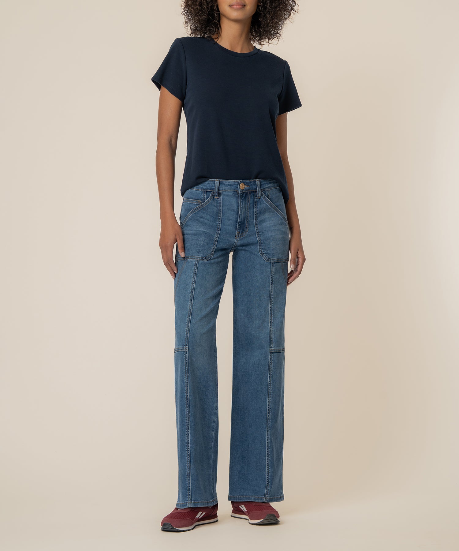 Jodi High Rise Straight Leg