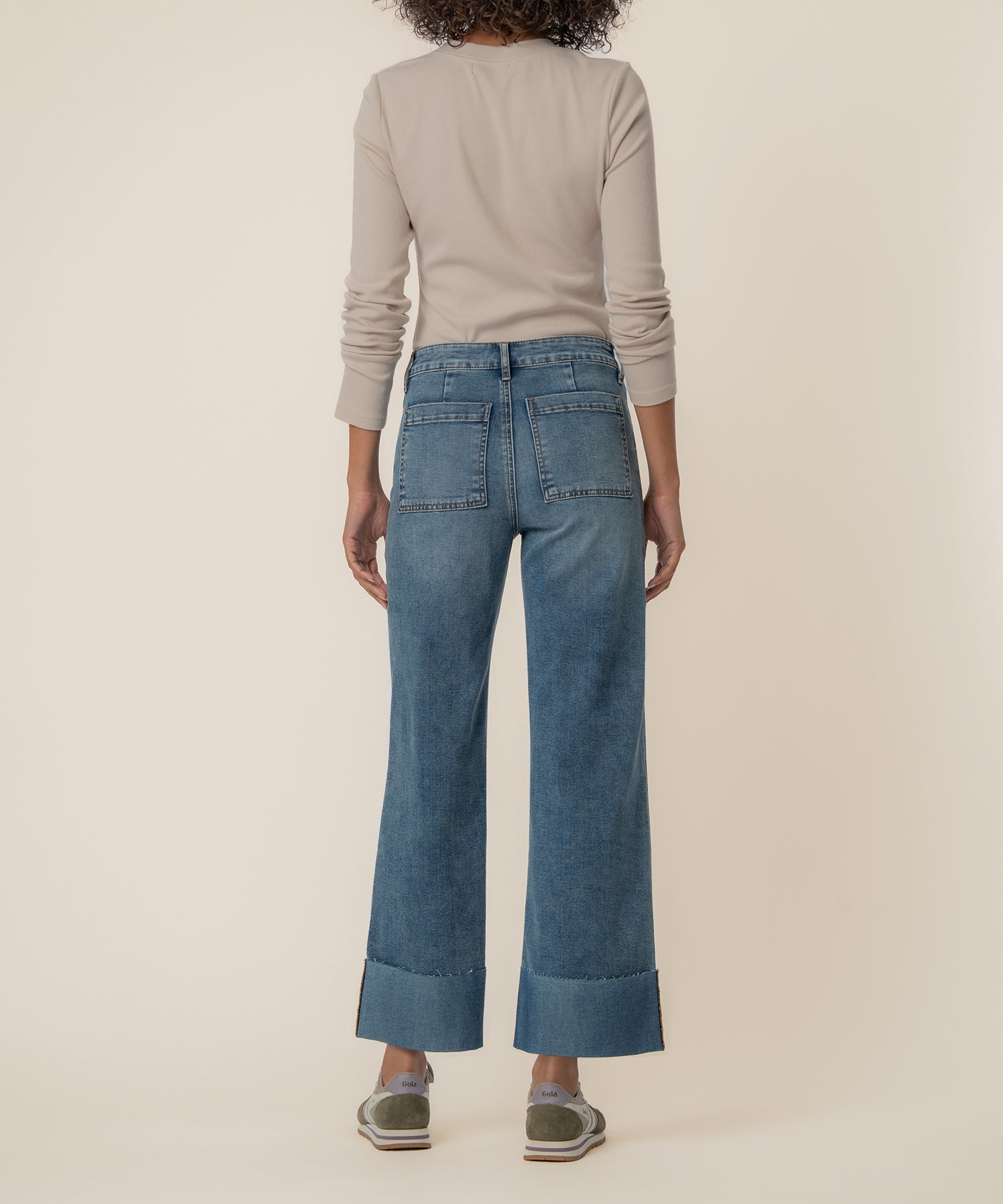 Meg High Rise Wide Legs, Petite