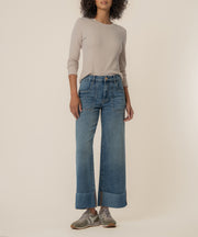 Meg High Rise Wide Legs, Petite