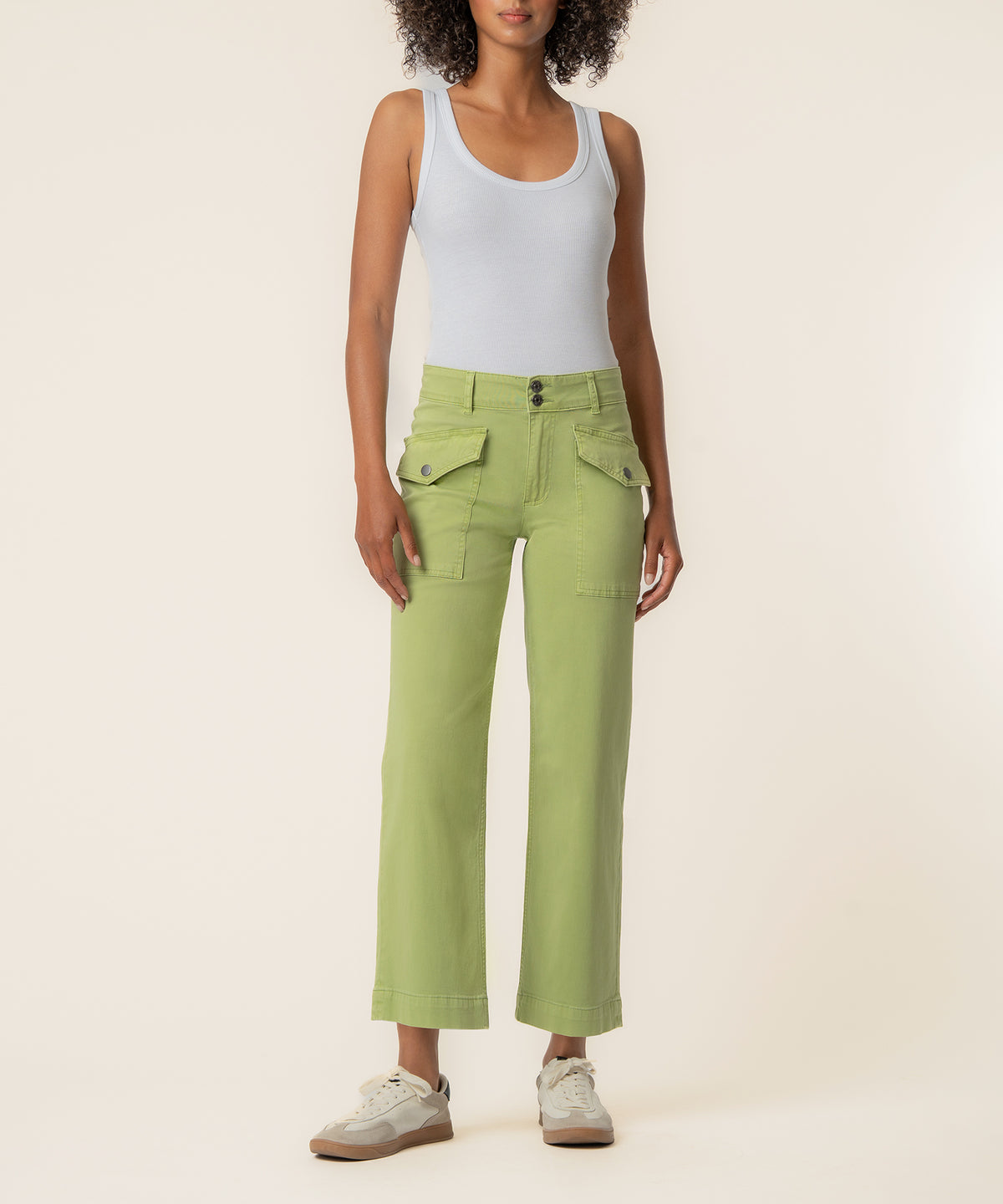 Charlotte Twill High Rise Wide Leg