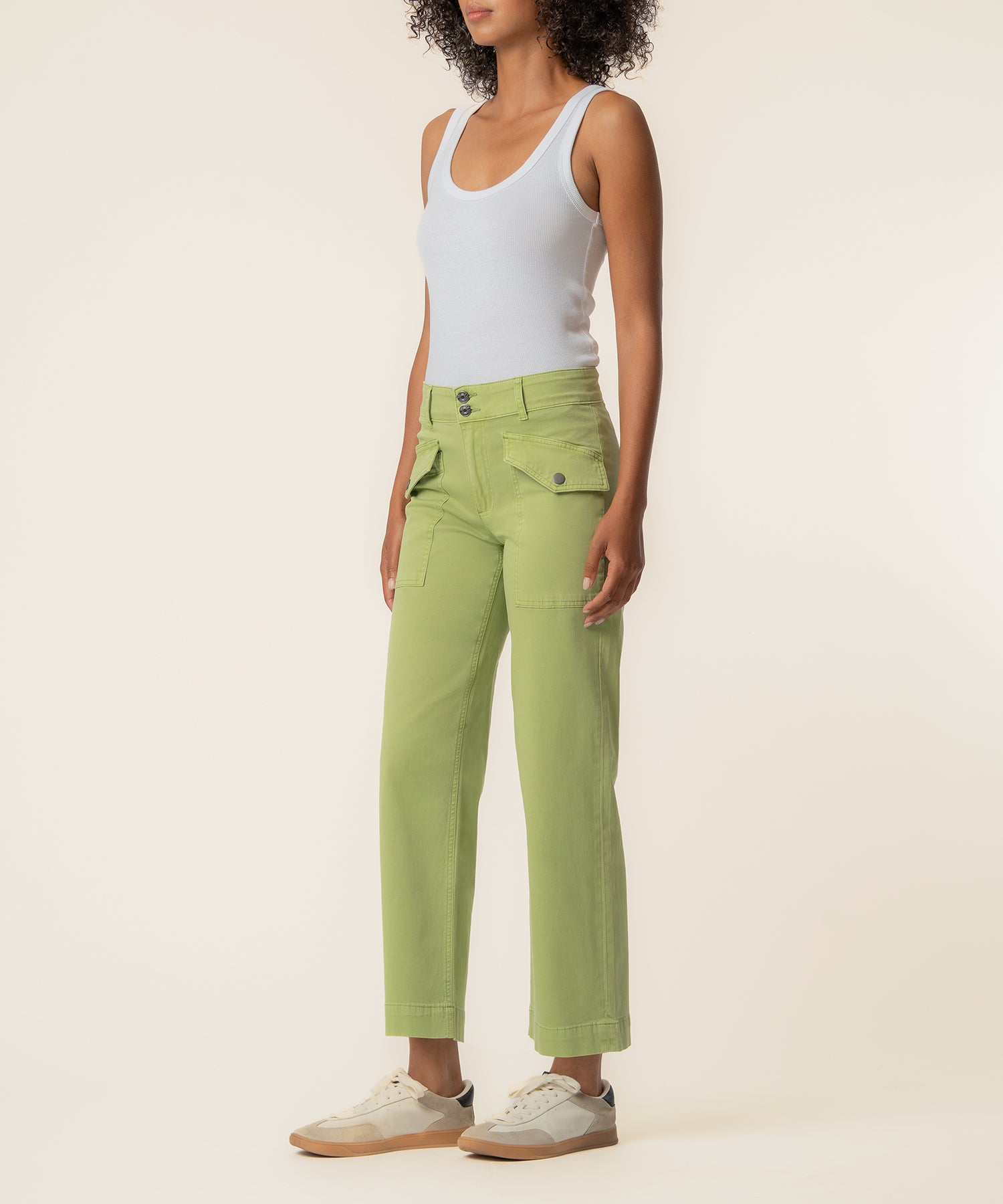 Charlotte Twill High Rise Wide Leg