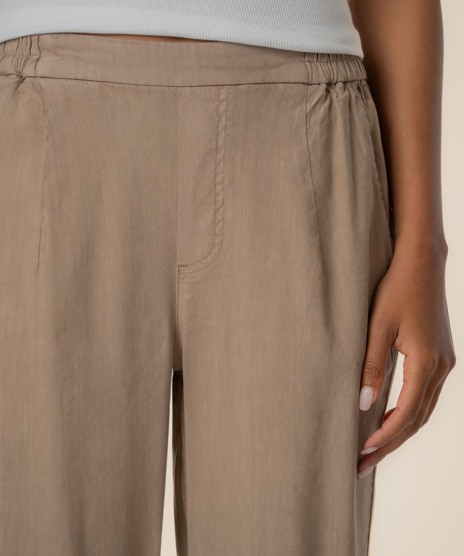 Rosalie Linen Tapered Pant