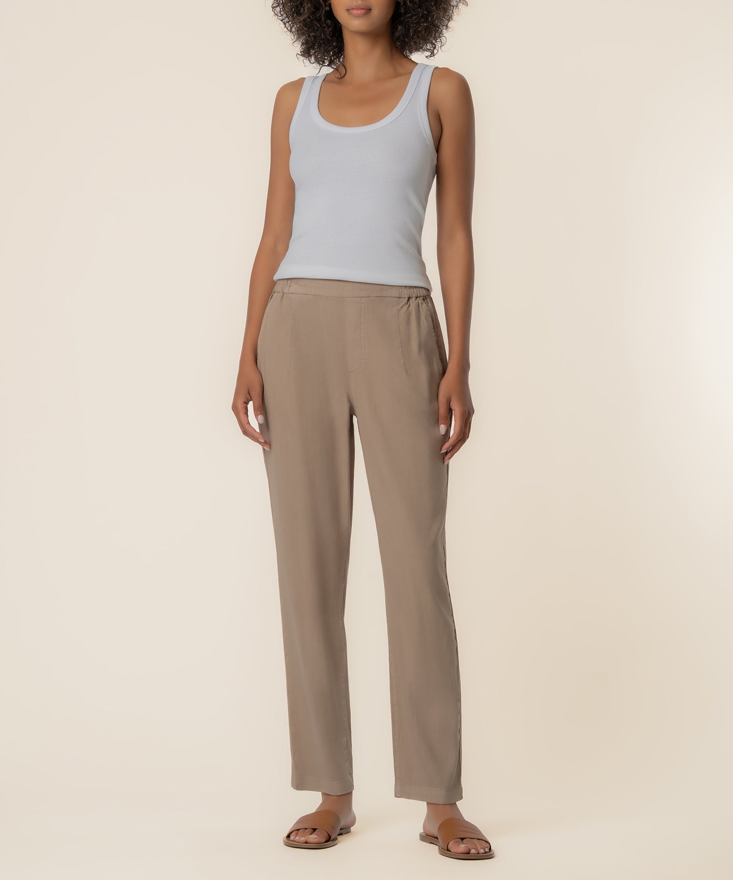 Rosalie Linen Tapered Pant