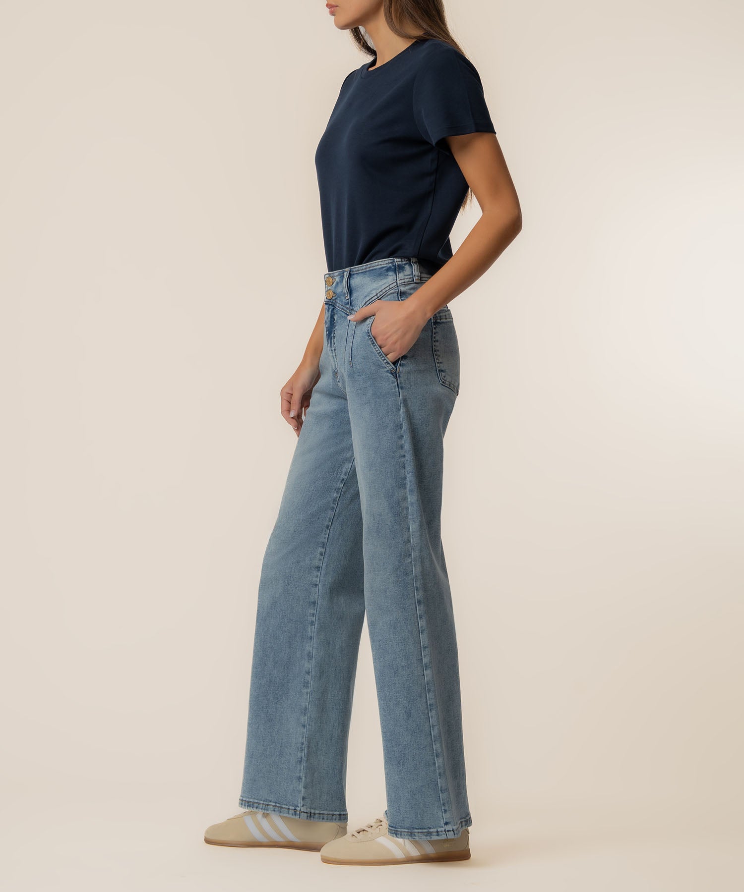 Meg High Rise Wide Leg
