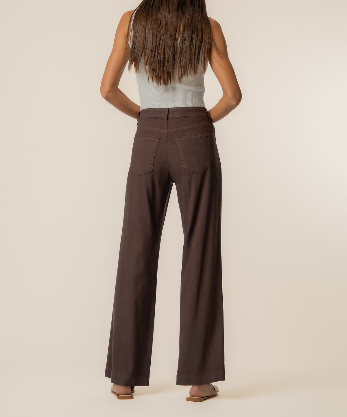Meg High Rise Wide Straight Leg