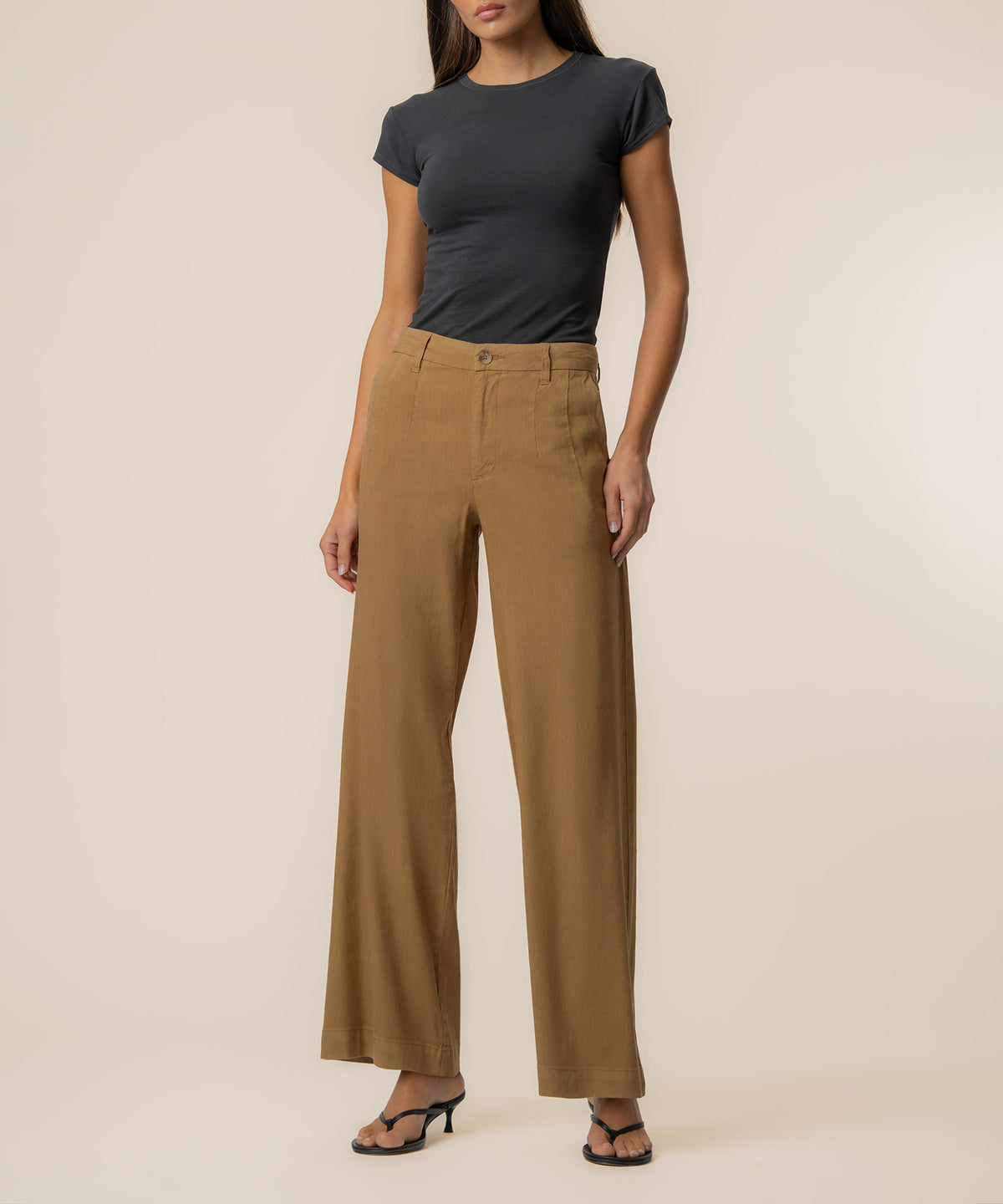 Meg- High Rise Wide Straight Leg