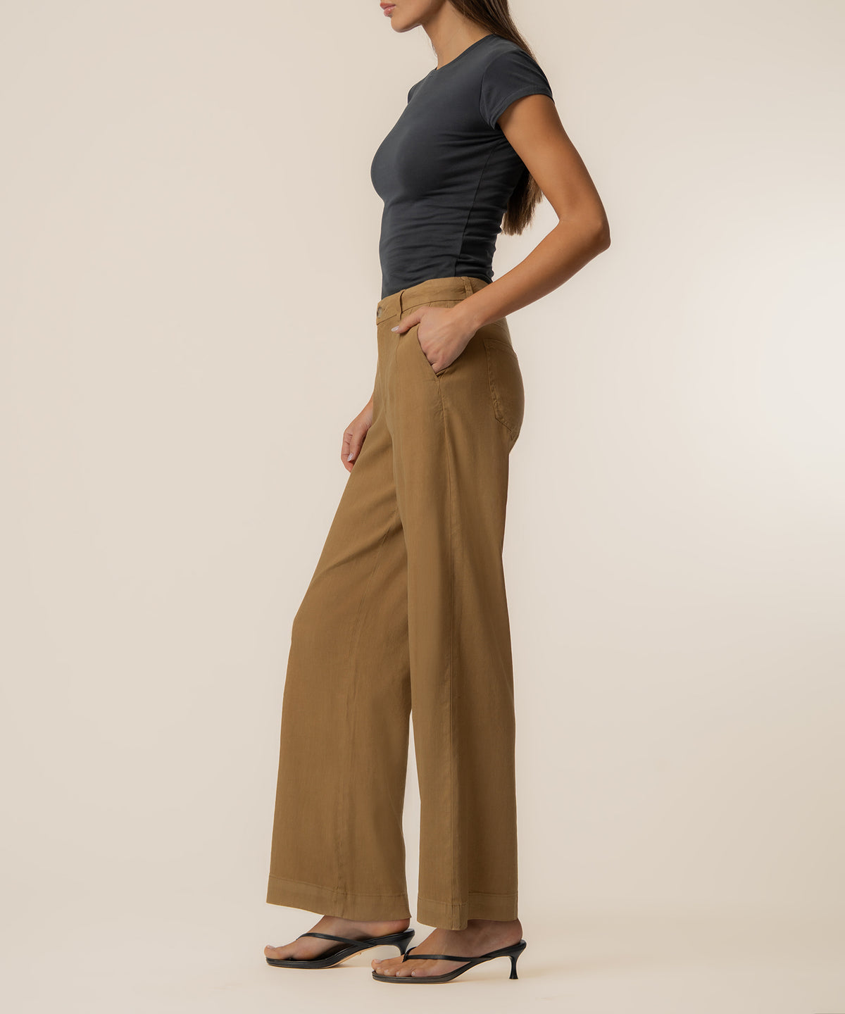 Meg- High Rise Wide Straight Leg