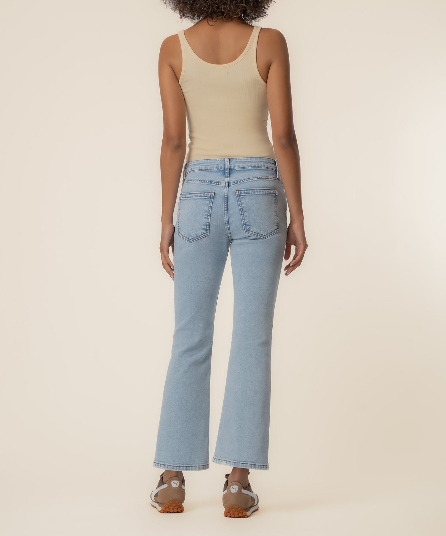 Kelsey High Rise Ankle Flare