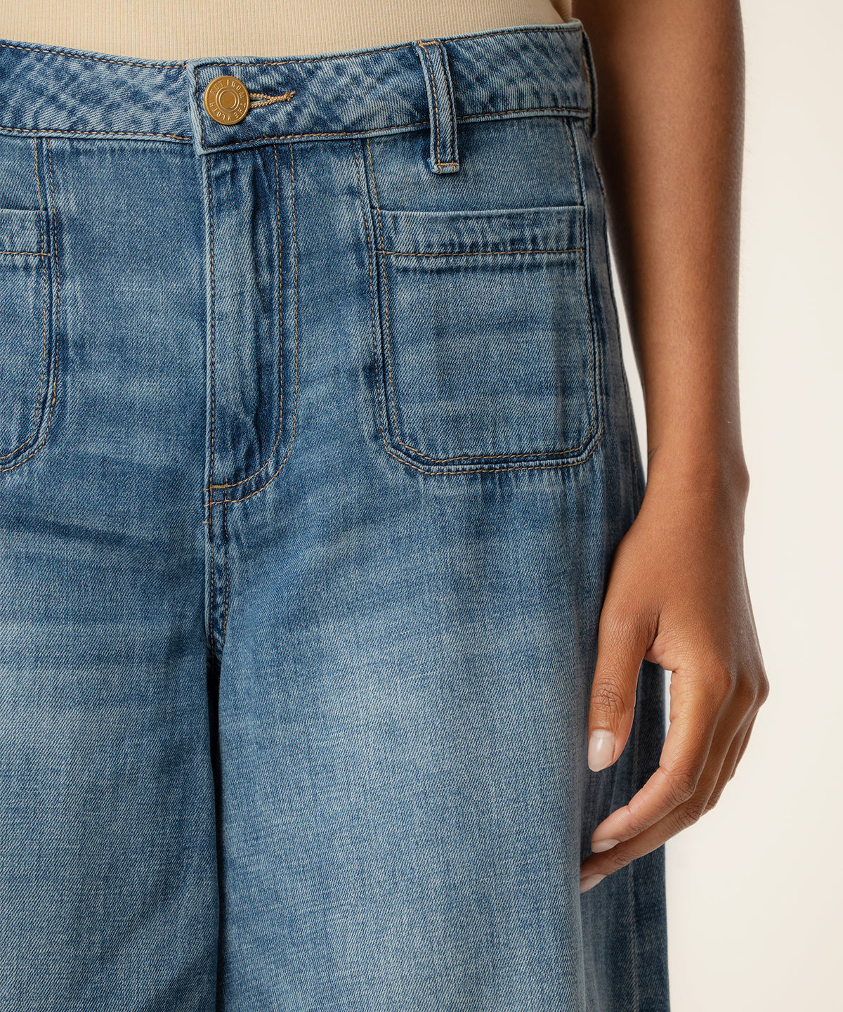 Blake High Rise Crop Super Wide