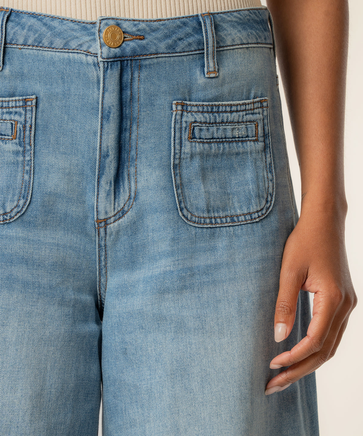 Blake High Rise Crop Super Wide Leg