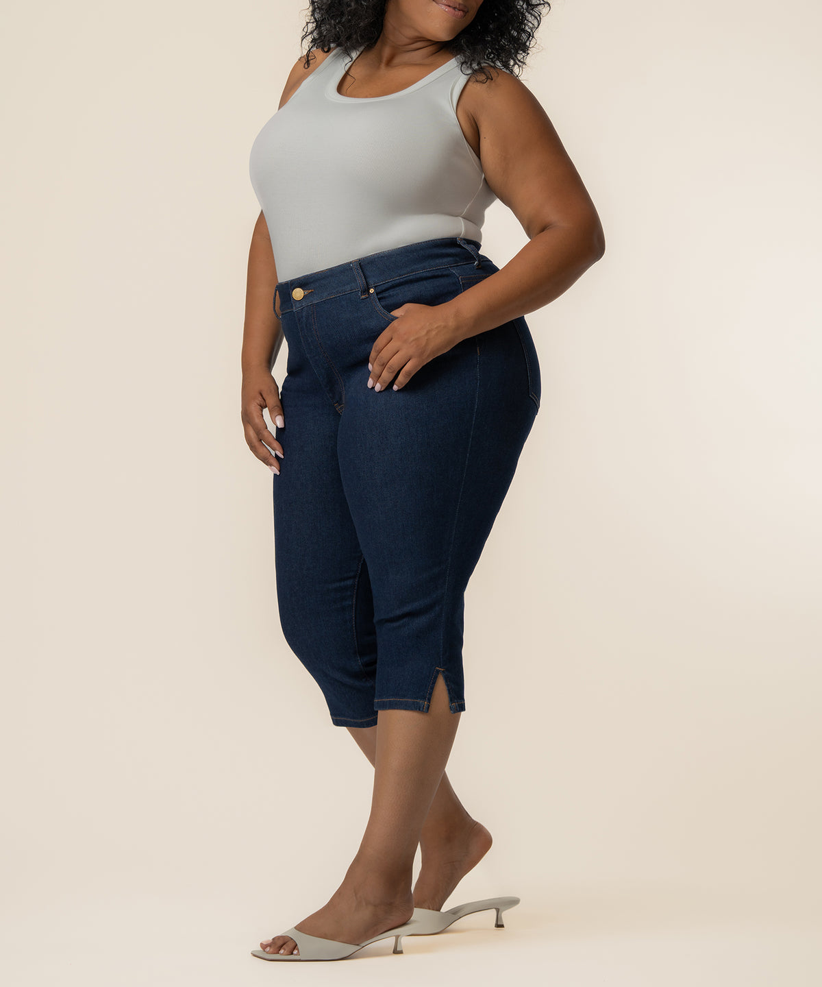 Gigi High Rise Capri, Plus