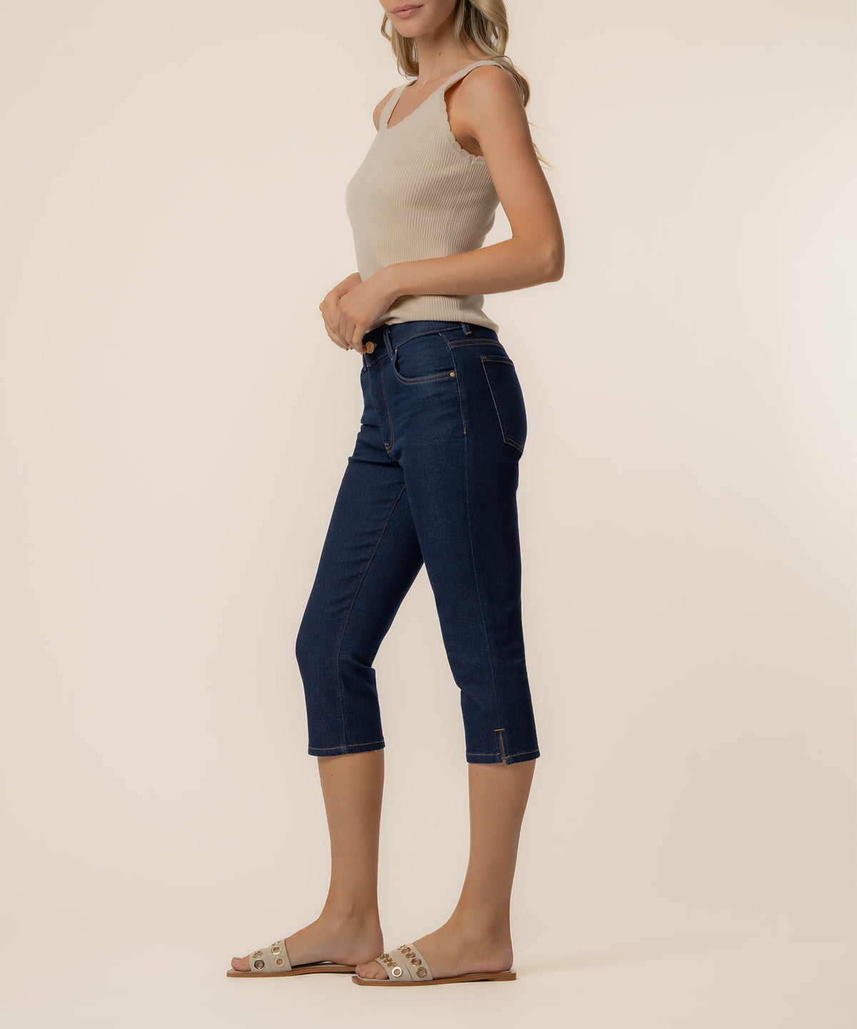 Gigi High Rise Capri, Petite