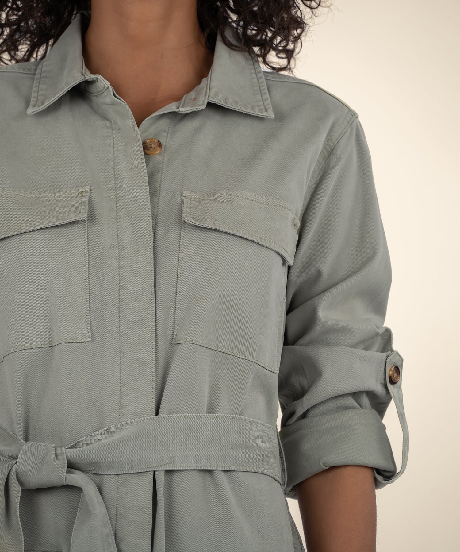 Alva Cargo Belted Dress