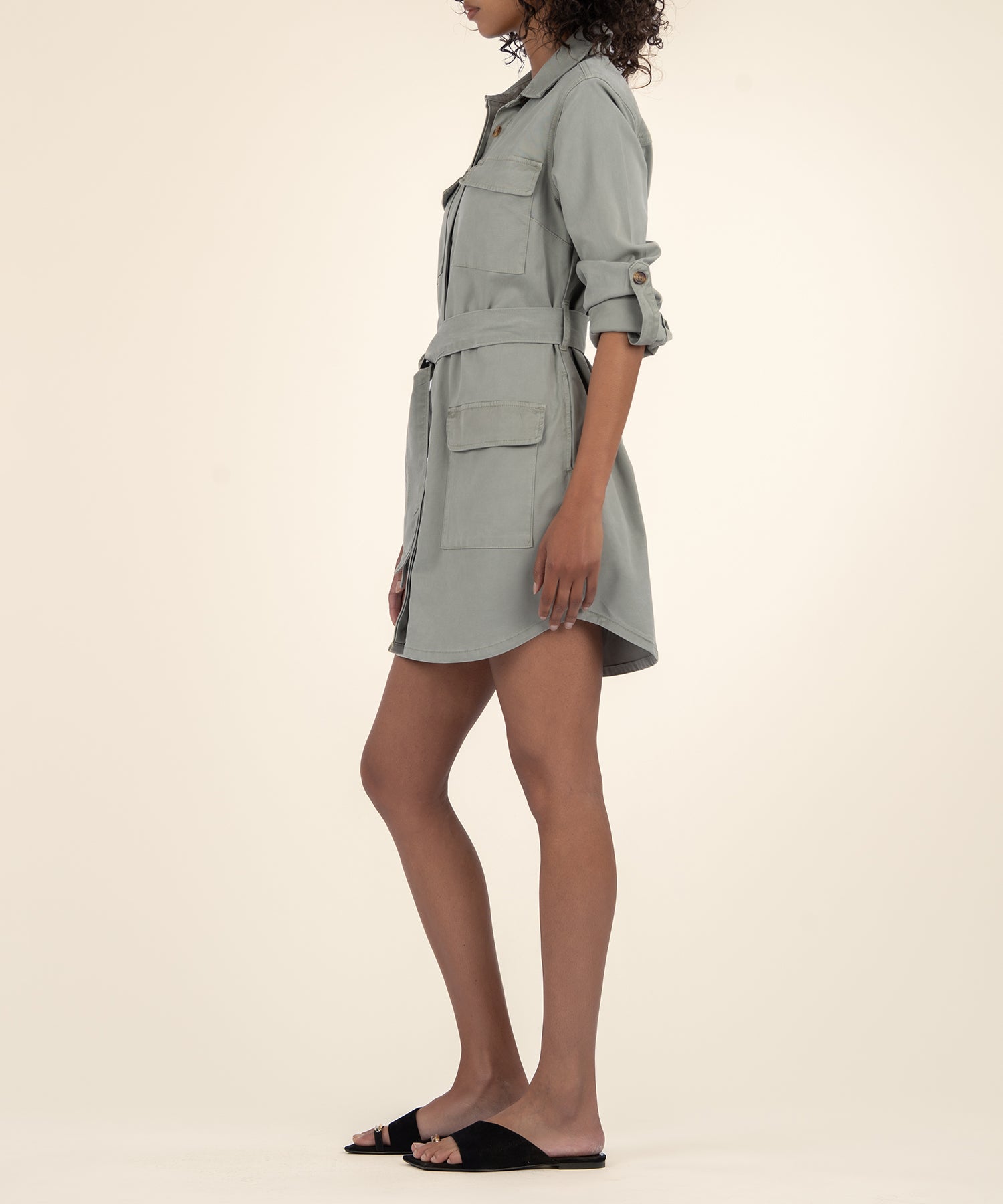 Alva Cargo Belted Dress