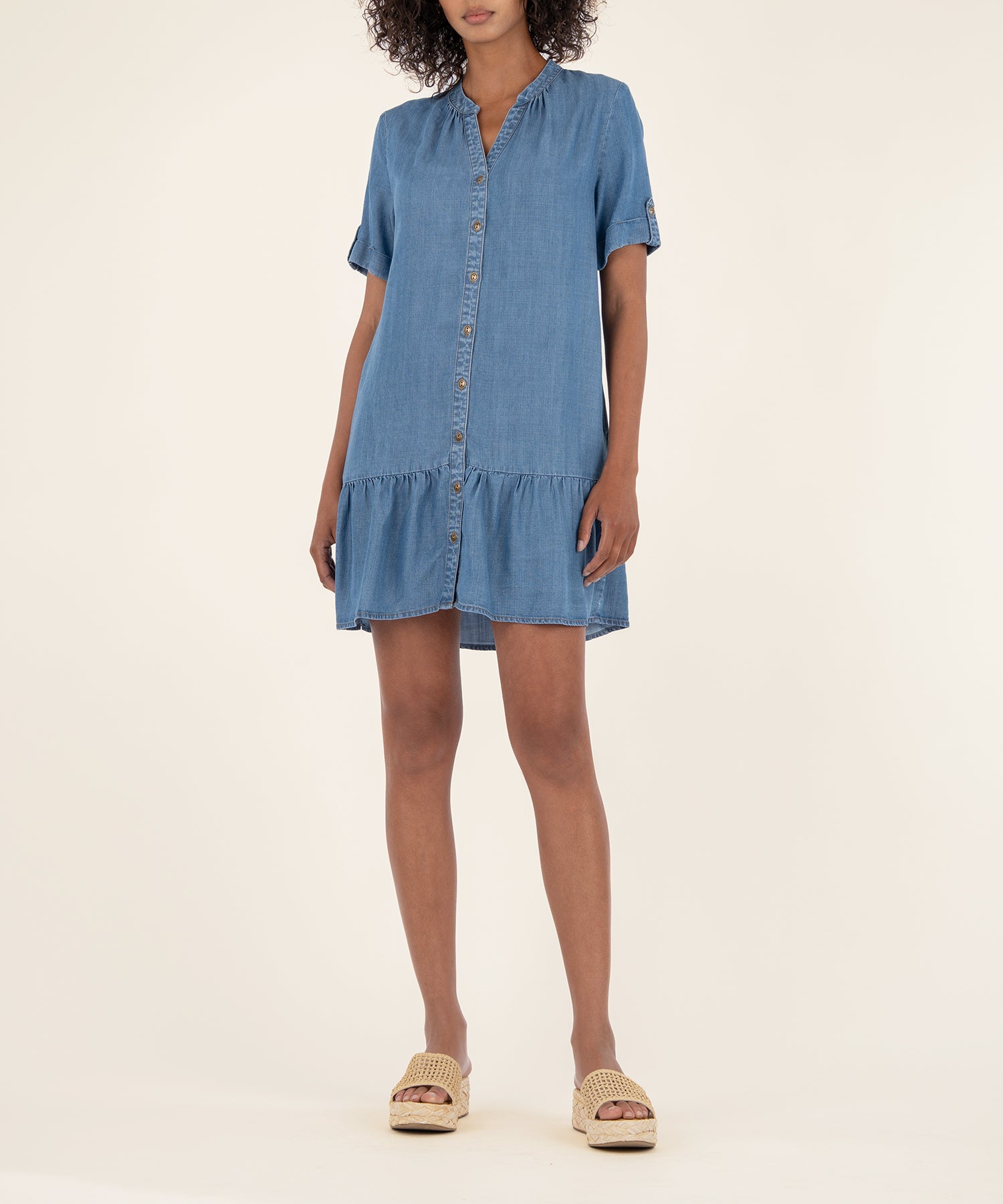 Chambray Denim Dress