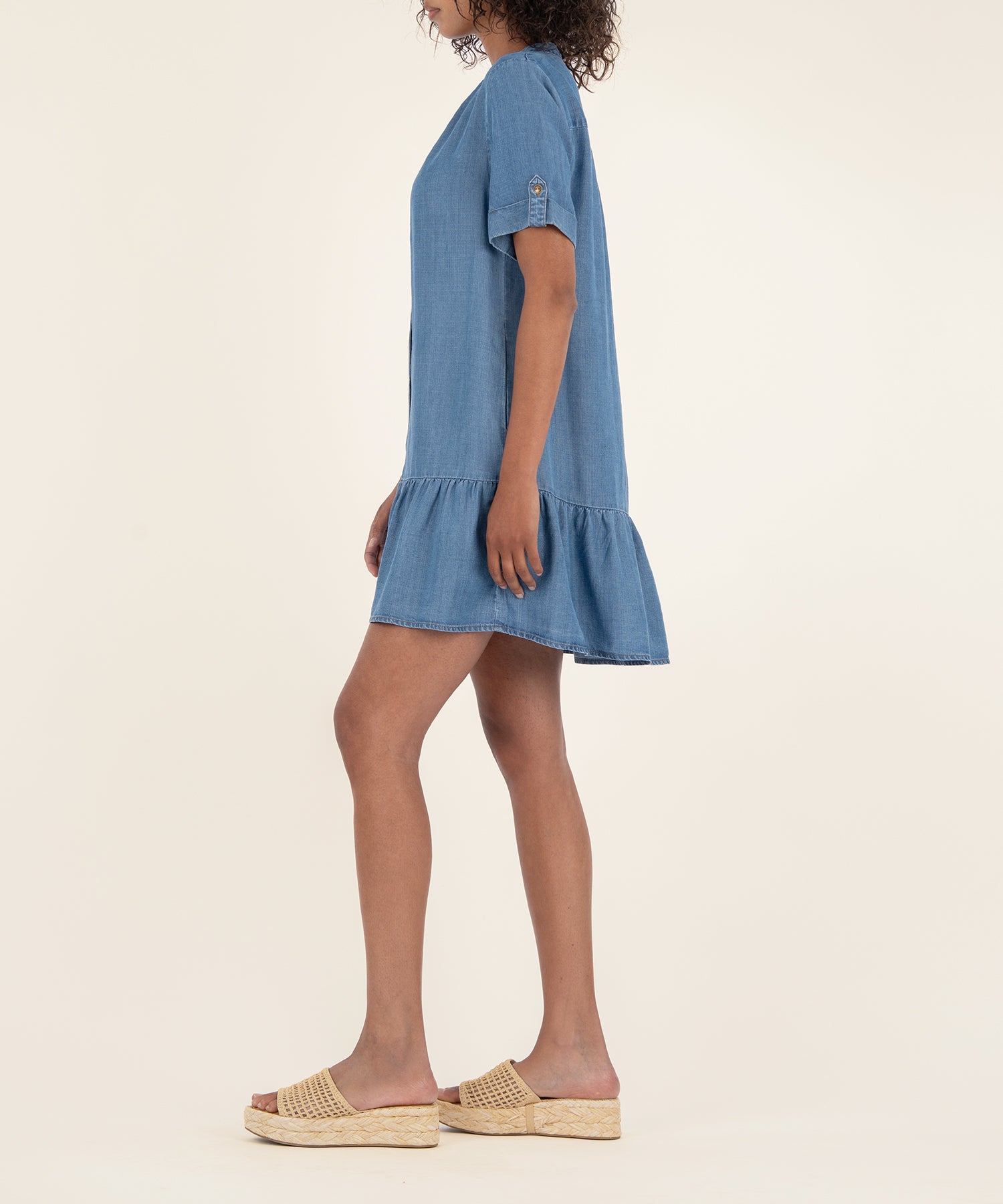 Chambray Denim Dress