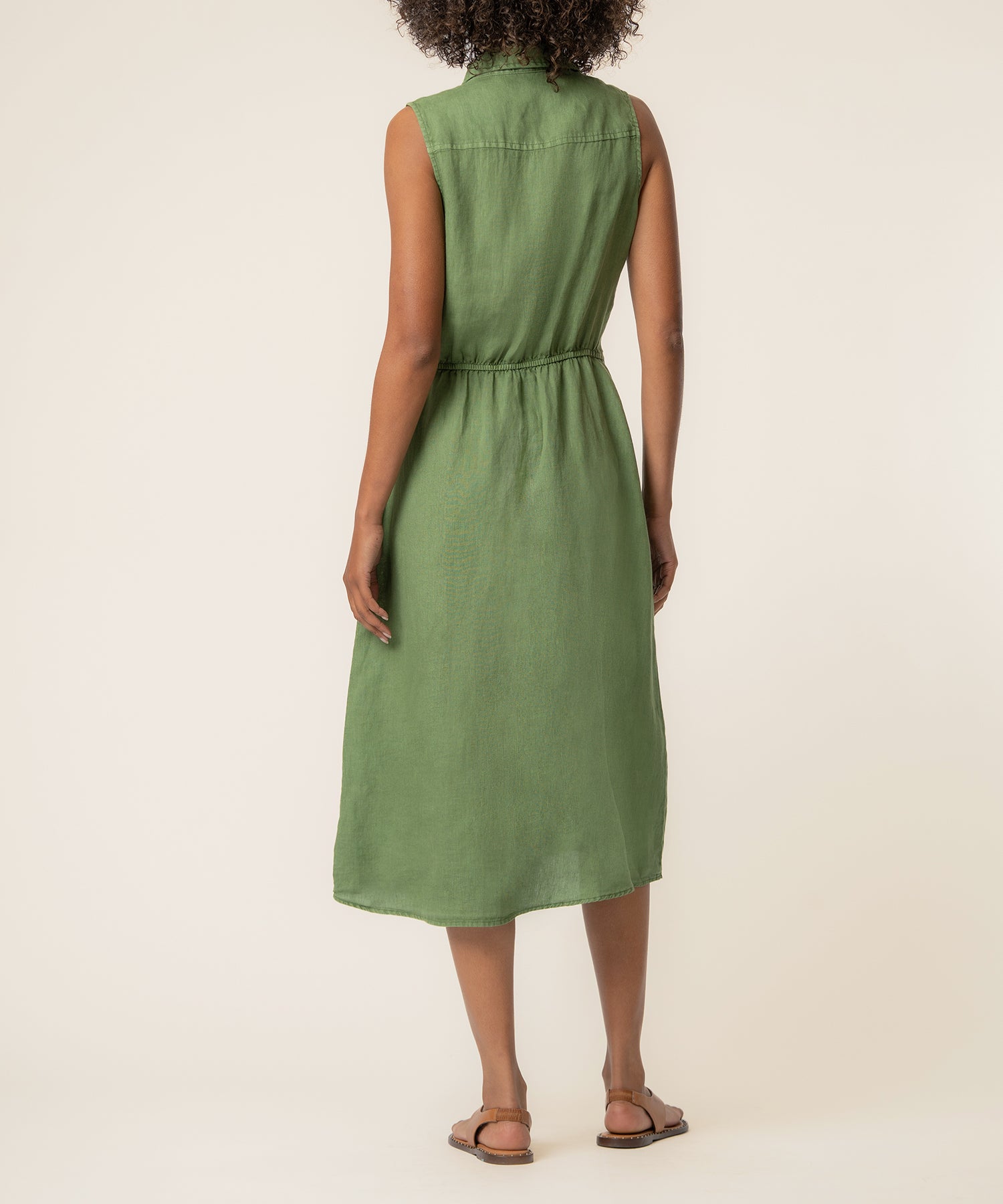 Bowie Linen Sleeveless dress