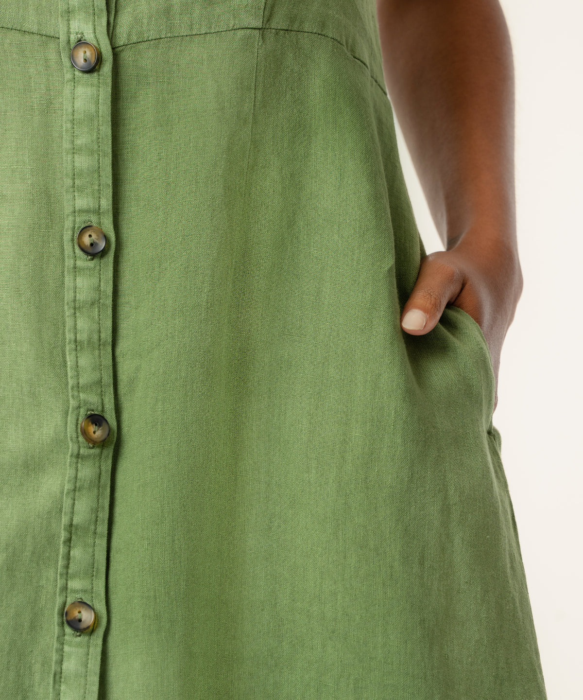 Bowie Linen Sleeveless dress