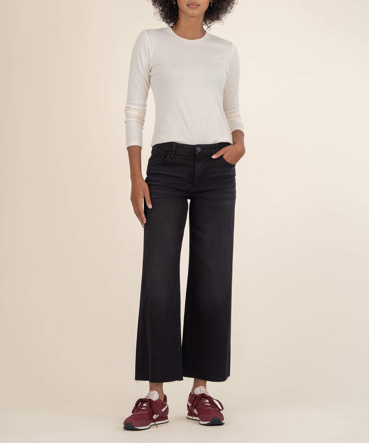 Meg High Rise Wide Leg, Petite