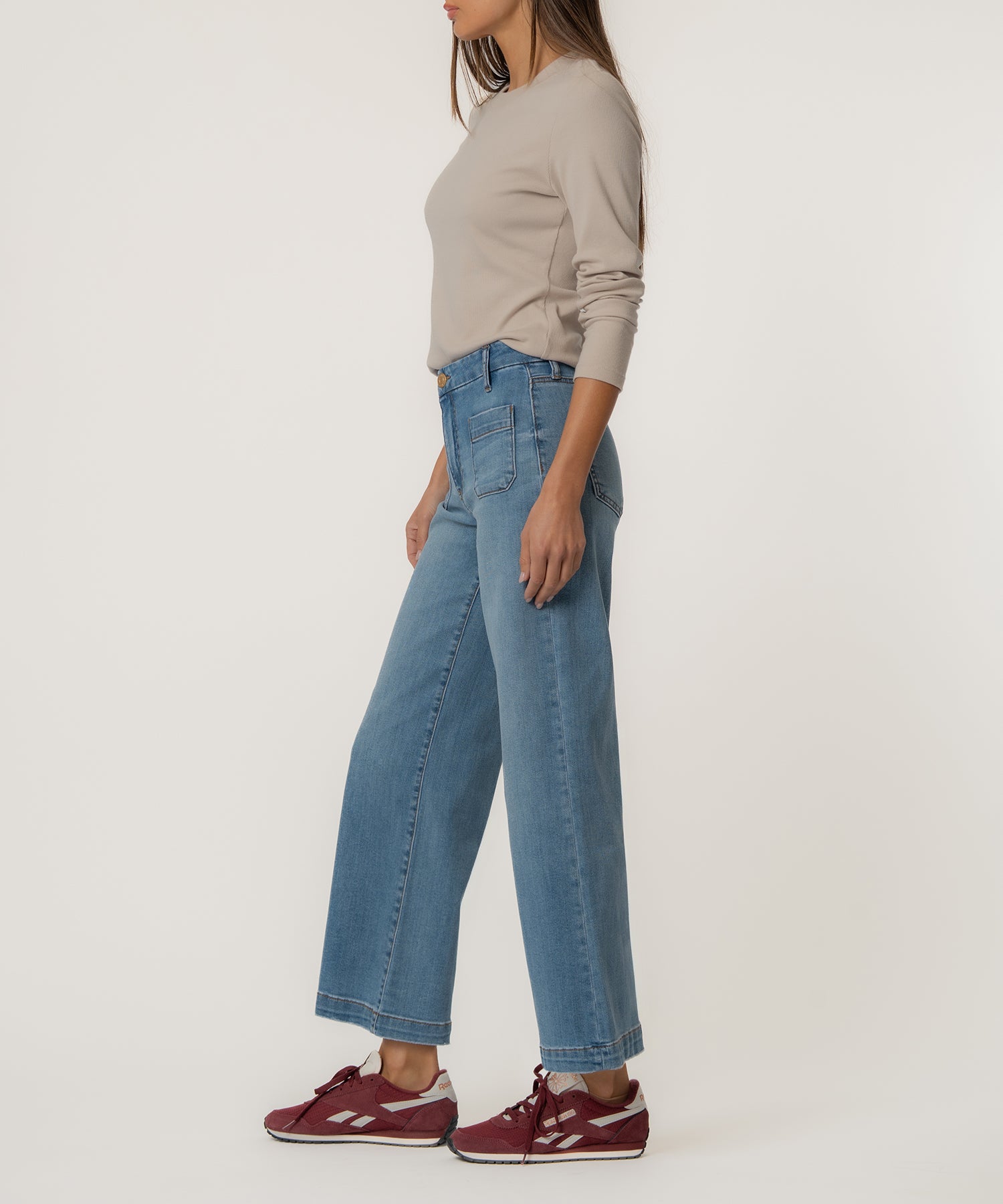 Meg High Rise Wide Leg, Petite
