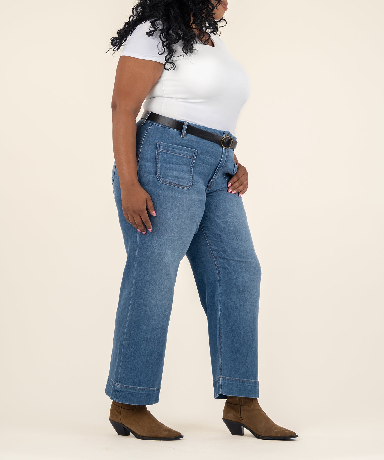 Meg High Rise Wide Leg, Plus