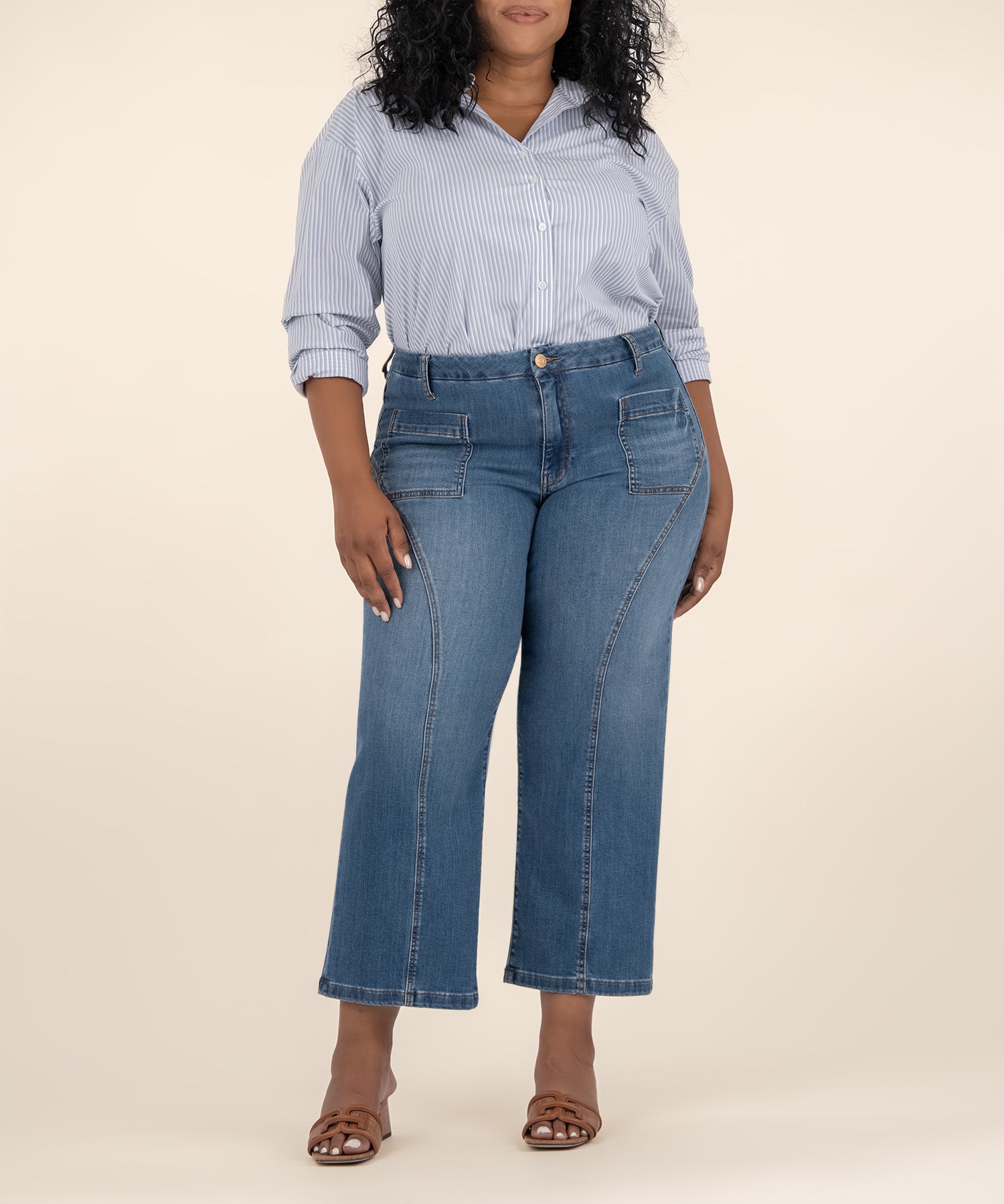 Charlotte High Rise Wide Leg, Plus