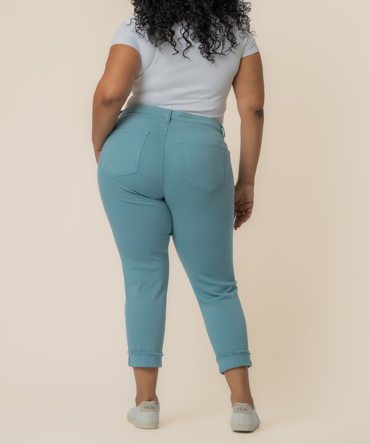 Amy Crop Straight Leg, Plus
