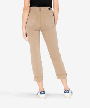 Amy Crop Straight Leg (Taupe)