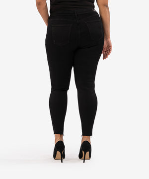 Donna High Rise Ankle Skinny, Plus (Black)