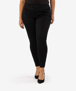Donna High Rise Ankle Skinny, Plus (Black)