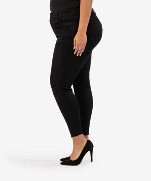 Donna High Rise Ankle Skinny, Plus (Black)