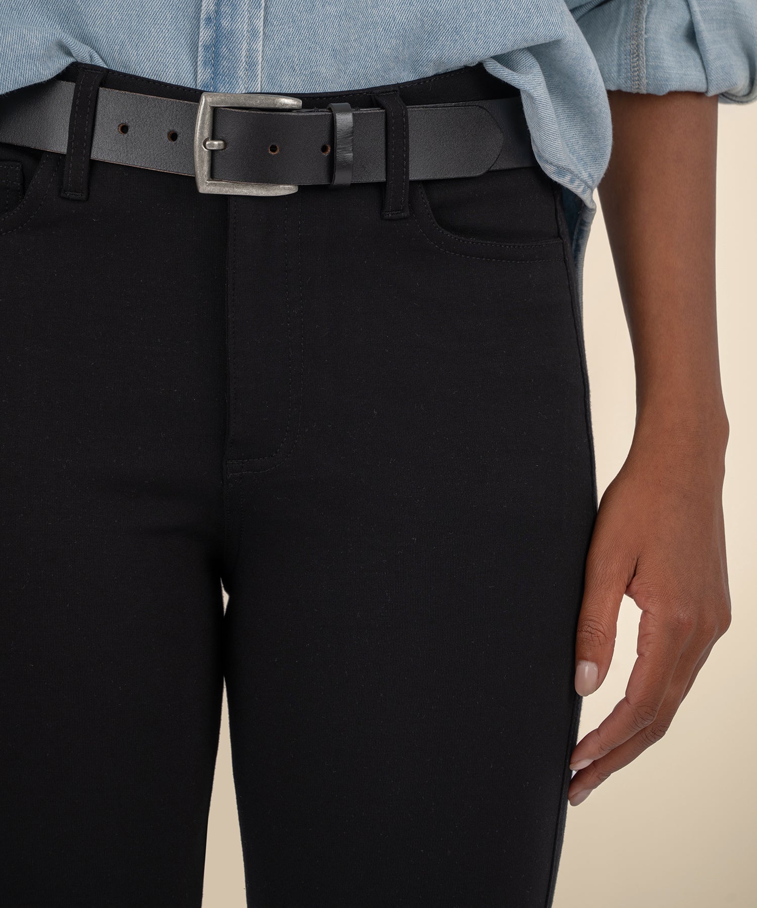 Mia Ponte High Rise Slim Skinny