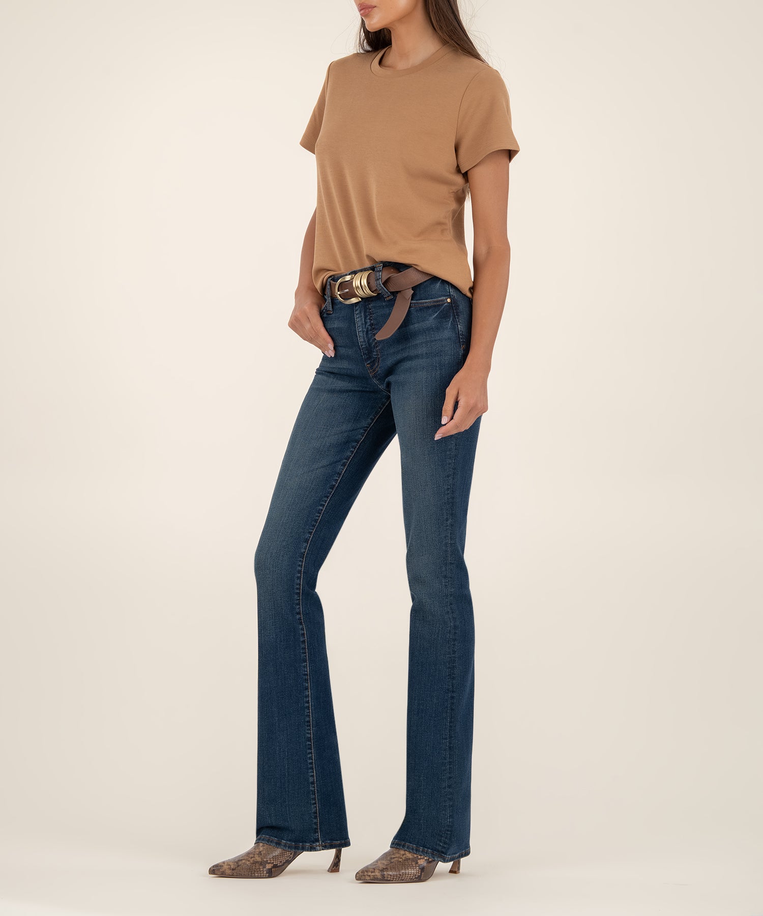Natalie High Rise Bootcut, Long Inseam