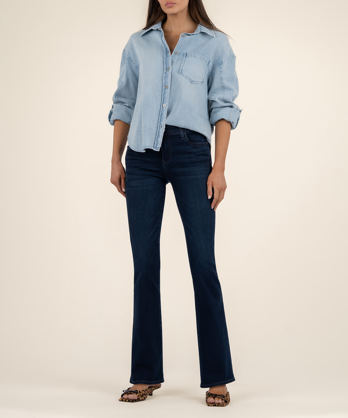 Natalie Mid Rise Flare