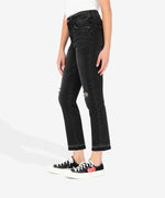 Rachael High Rise Fab Ab Mom Jean Released Hem Hover Image