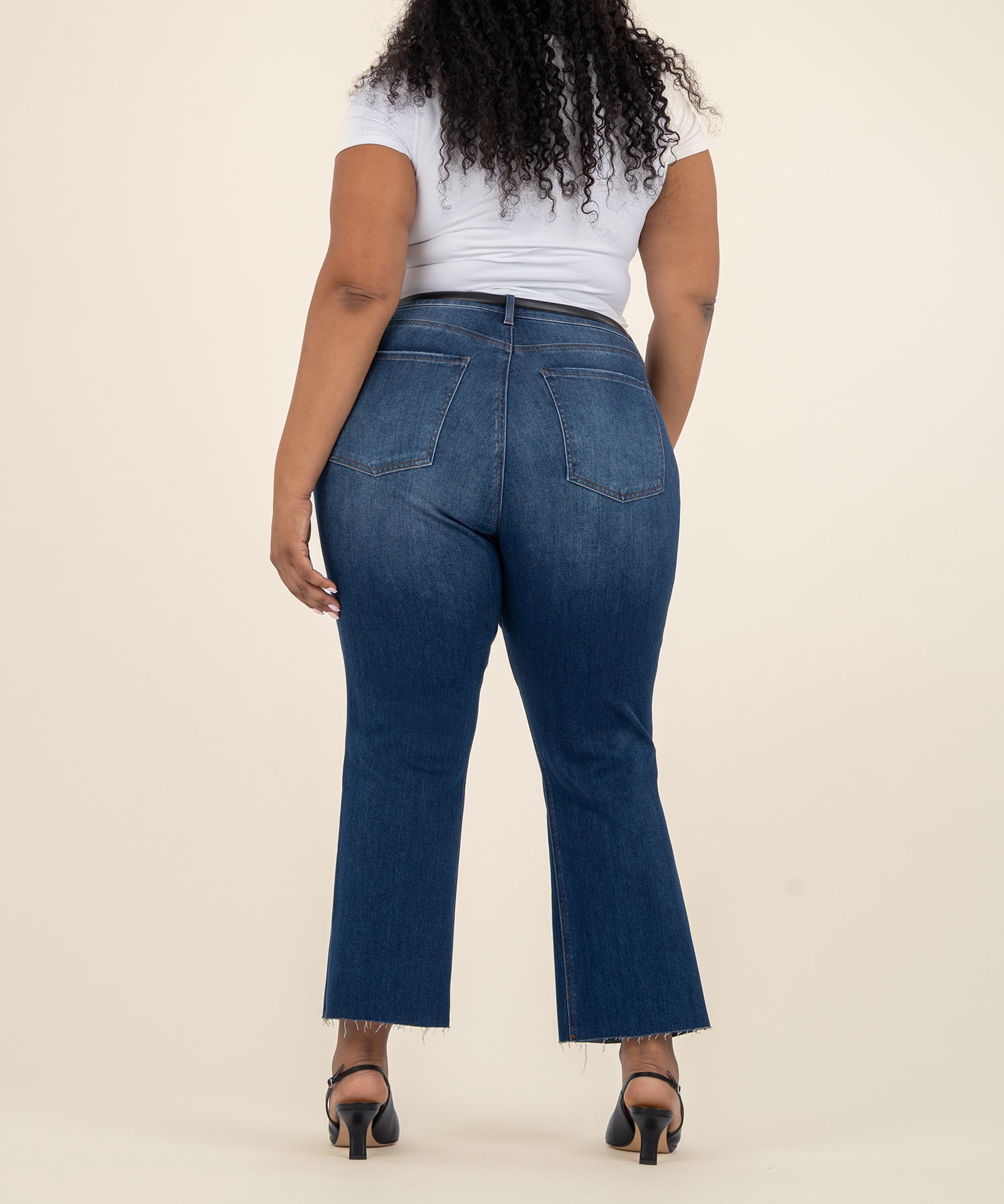 Kelsey High Rise  Ankle Flare, Plus