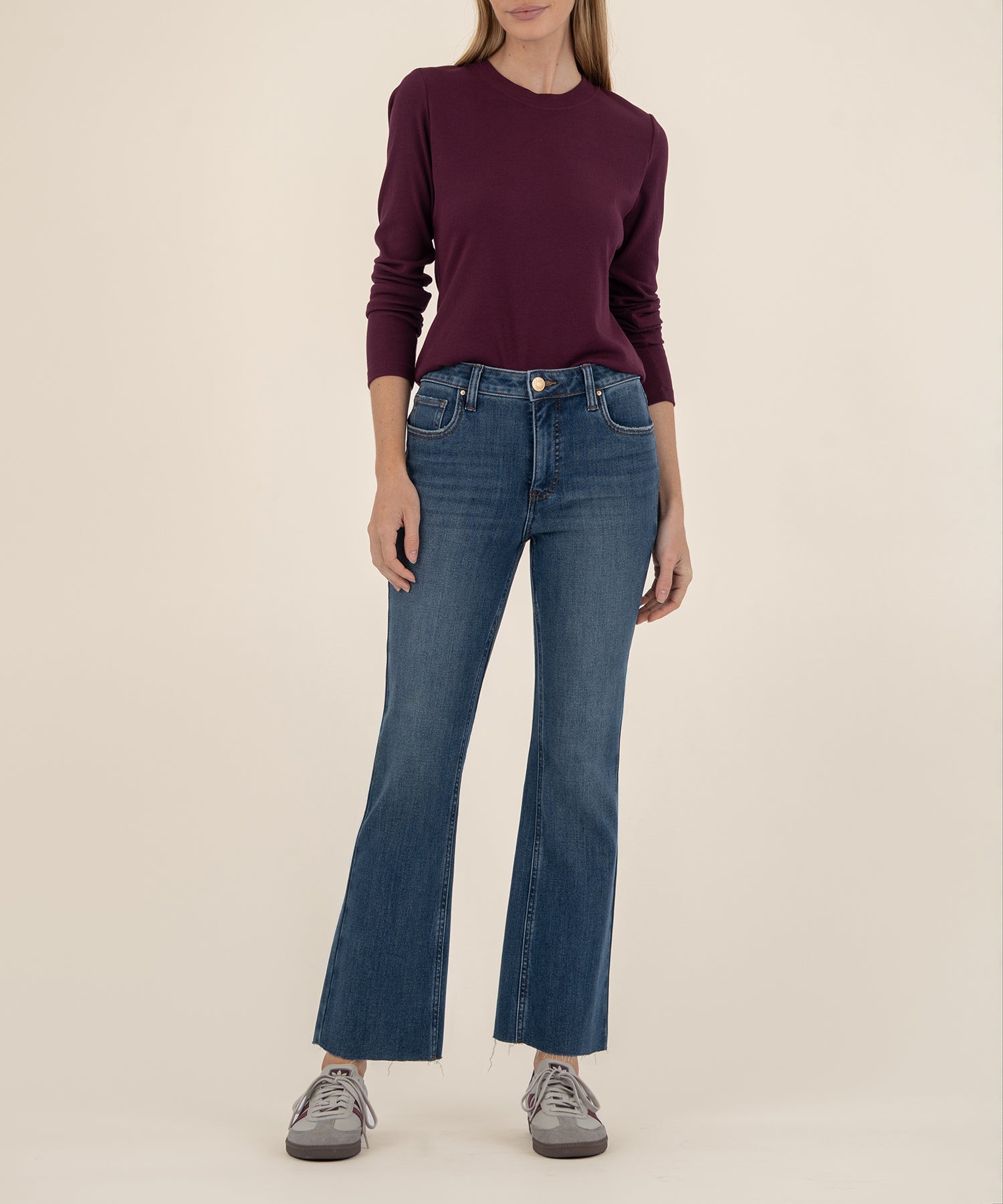 Kelsey High Rise Ankle Flare, Petite