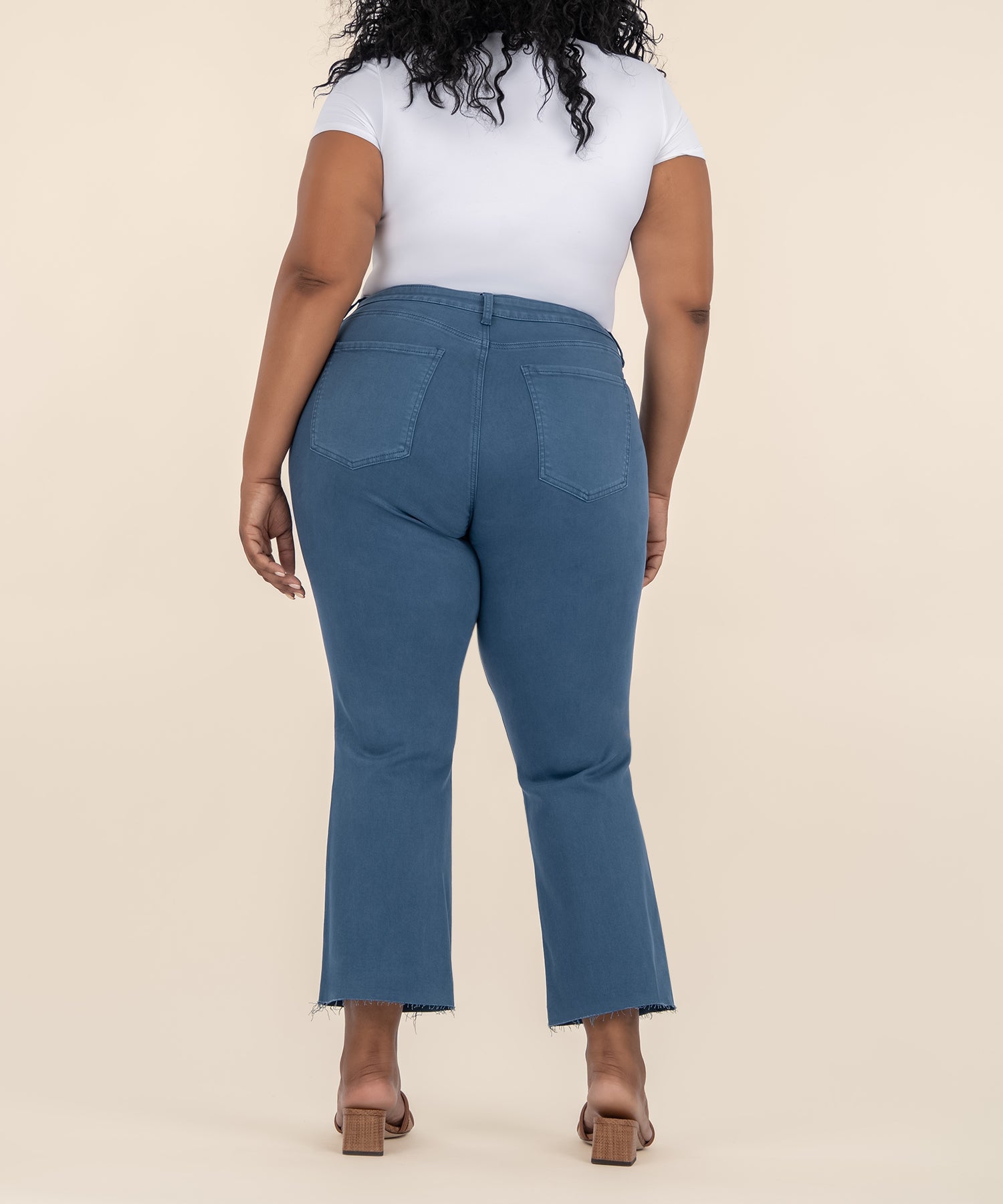 Kelsey High Rise Ankle Flare, Plus